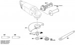 Bosch 3 601 H81 103 GWS-22-180-H Angle-Grinder Spare Parts